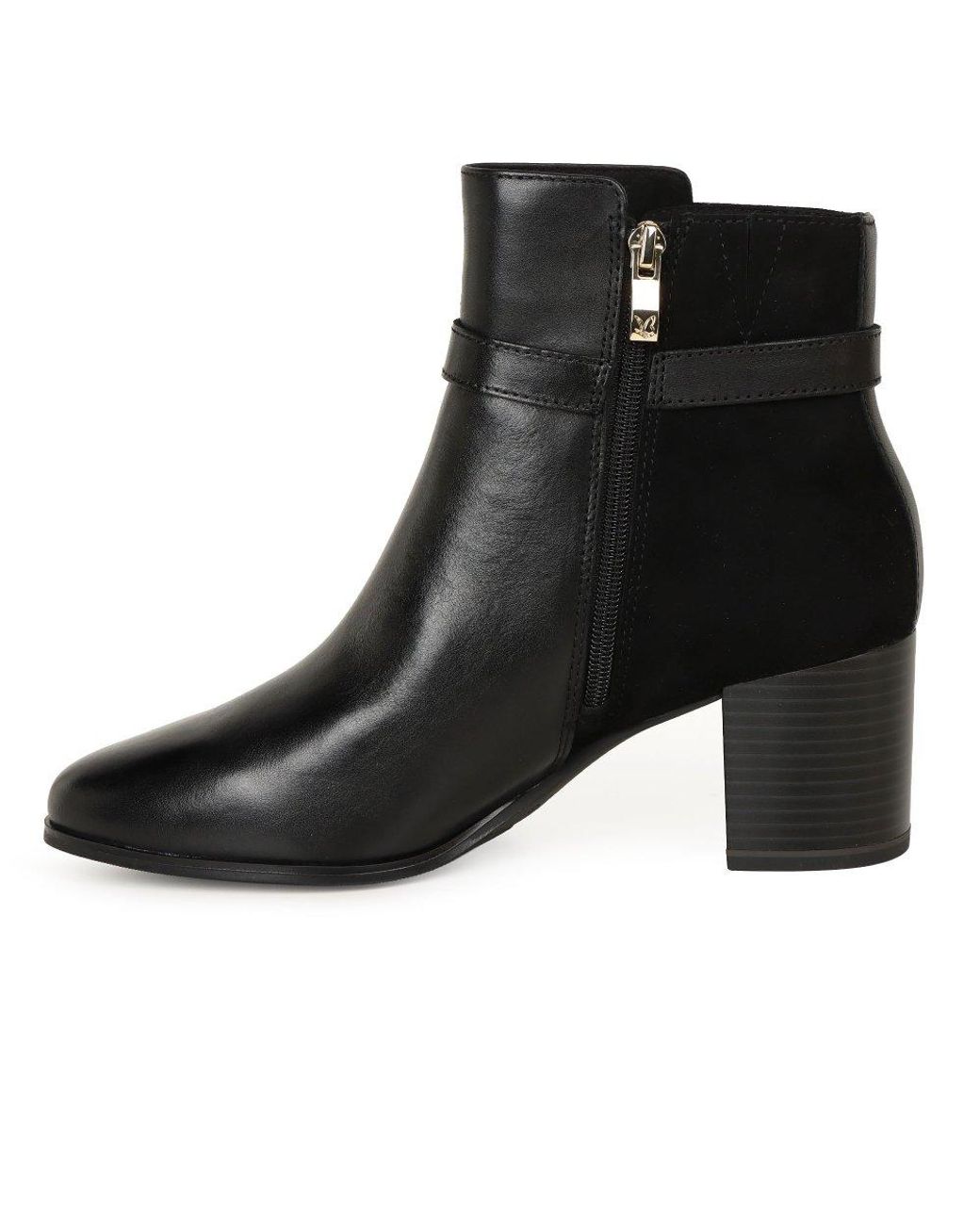 Caprice Black Faith Ankle Boots