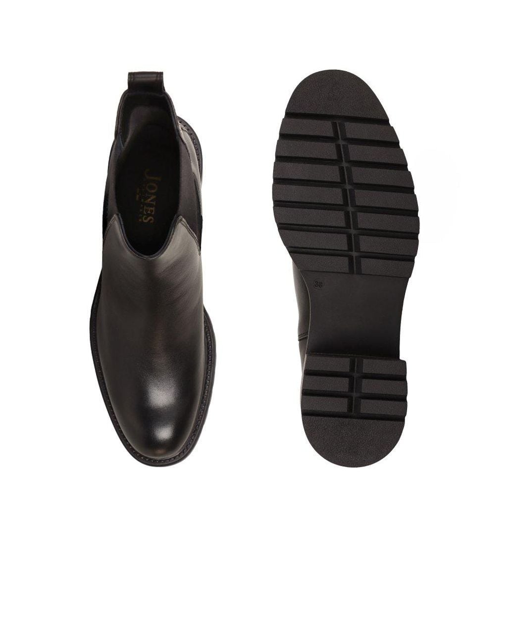 Jones Bootmaker Black Darrah Chelsea Boots