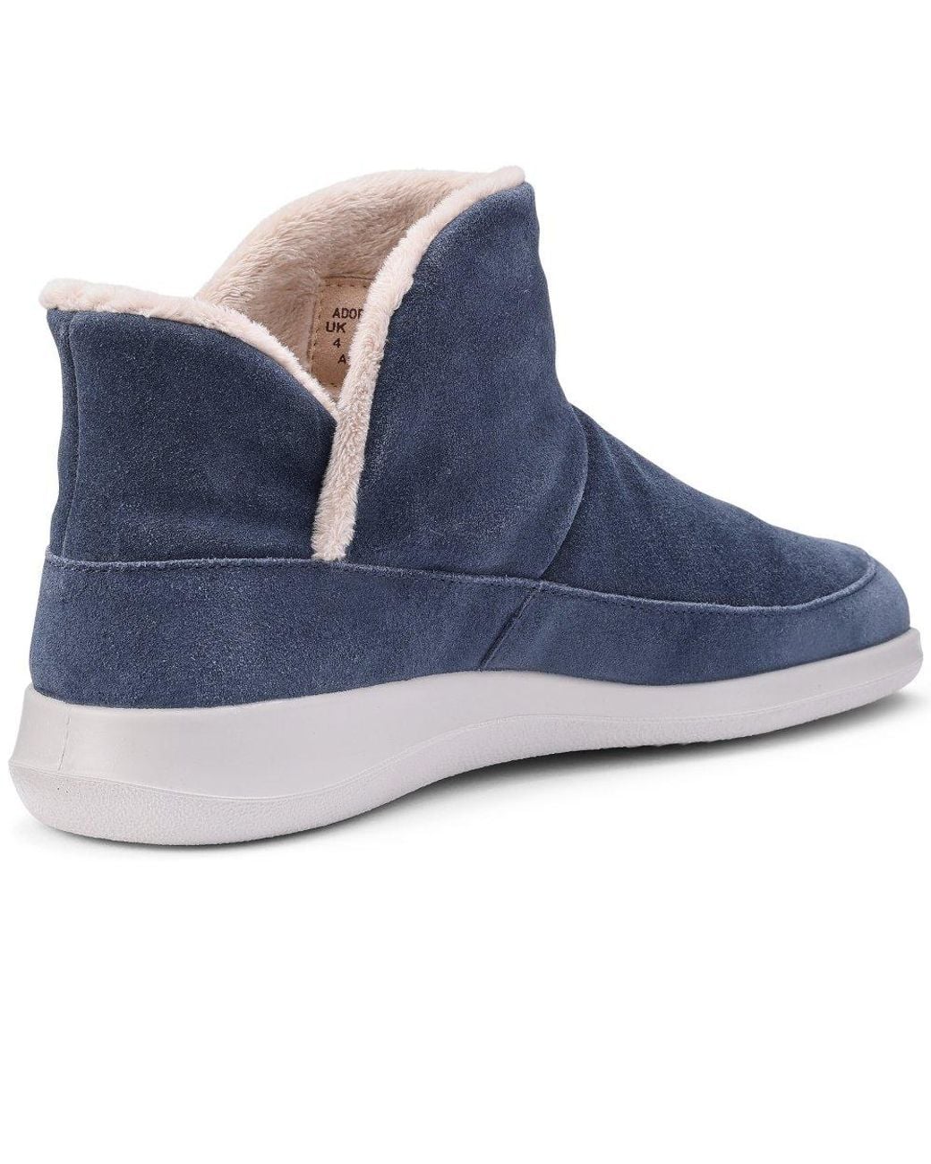 Hotter Blue Adore Wide Fit Slippers