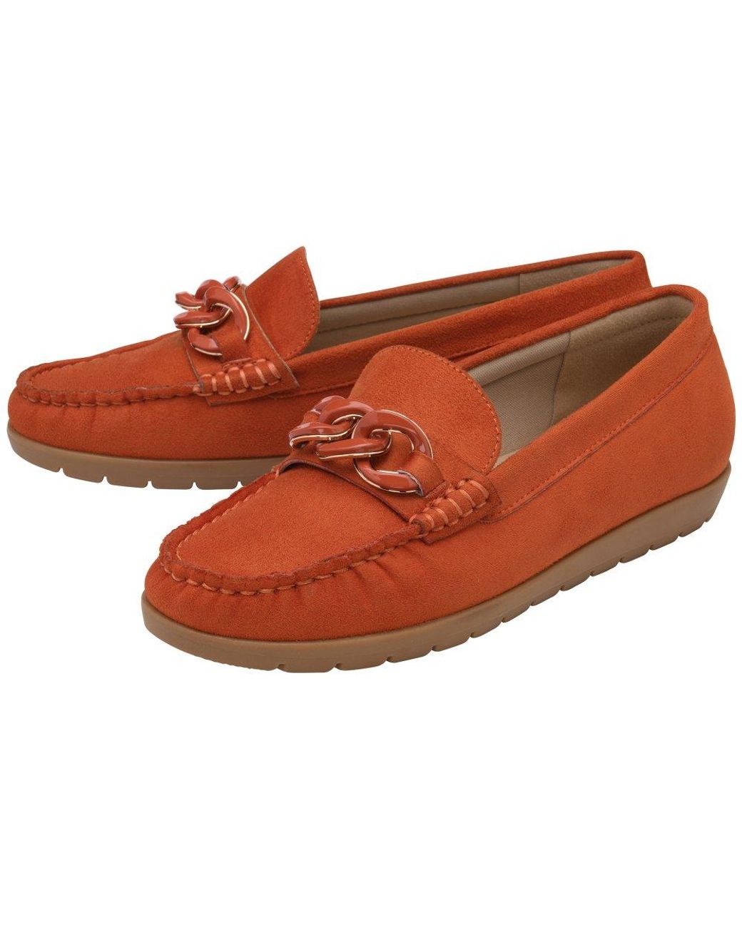 Lotus Red Coma Loafers