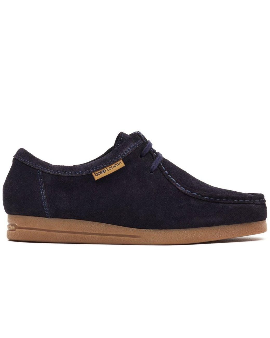 Base London Blue Koko Wallabe Shoes for men