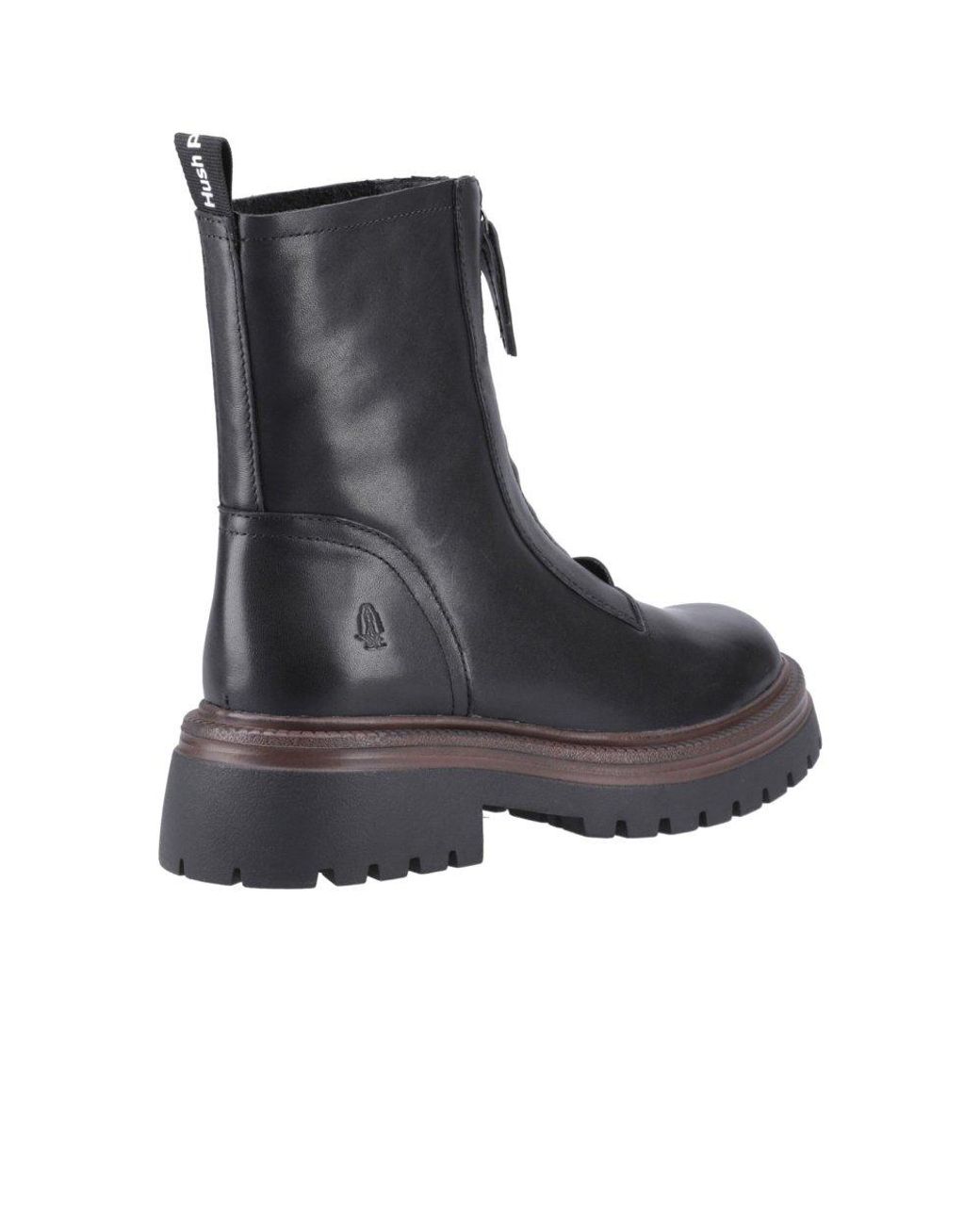Hush Puppies Black Roxanna Ankle Boots