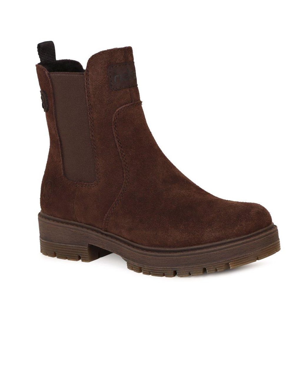 Rieker Brown Morton Chelsea Boots