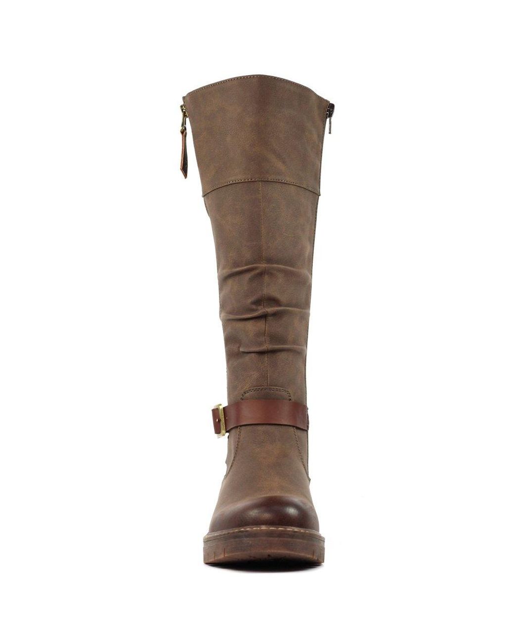 Lunar Brown Margo Knee High Boots