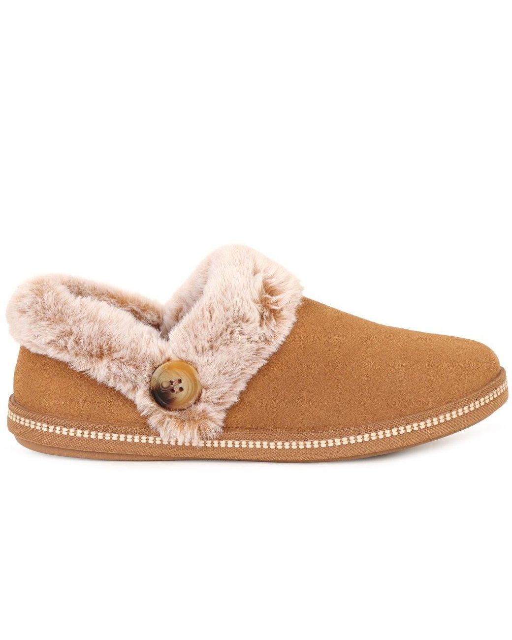 Skechers Brown Cosy Campfire French Toast Slippers