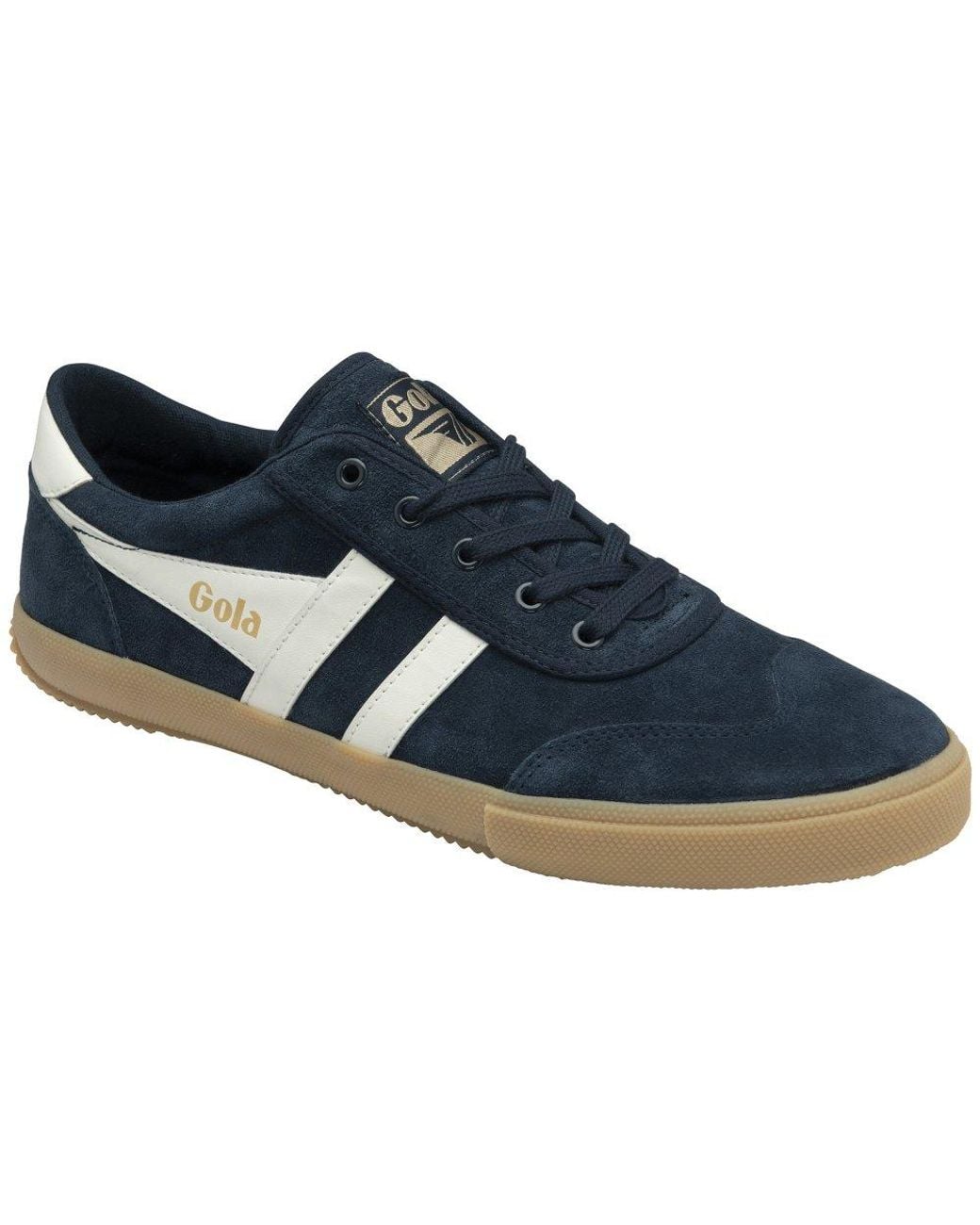Gola Blue Badminton Suede Trainers for men