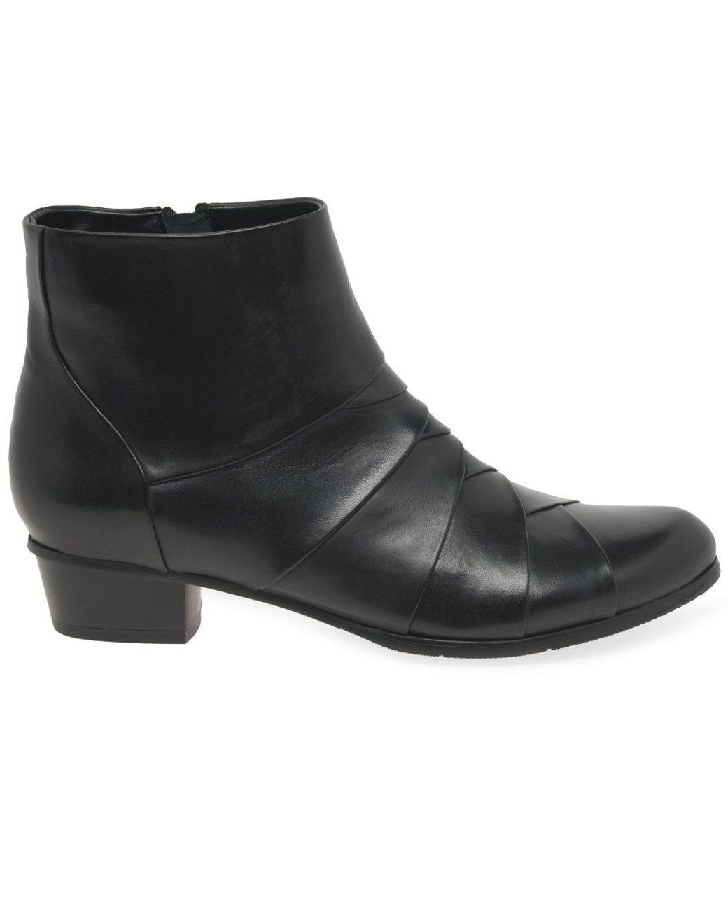 Regarde Le Ciel Black Stefany 172 Ankle Boots