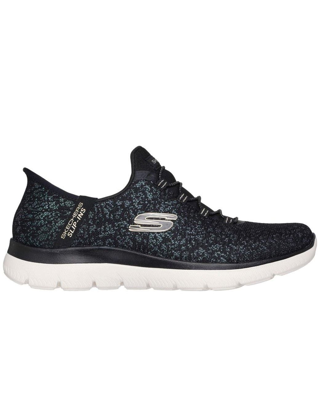 Skechers Black Summits Lunar Glow Trainers