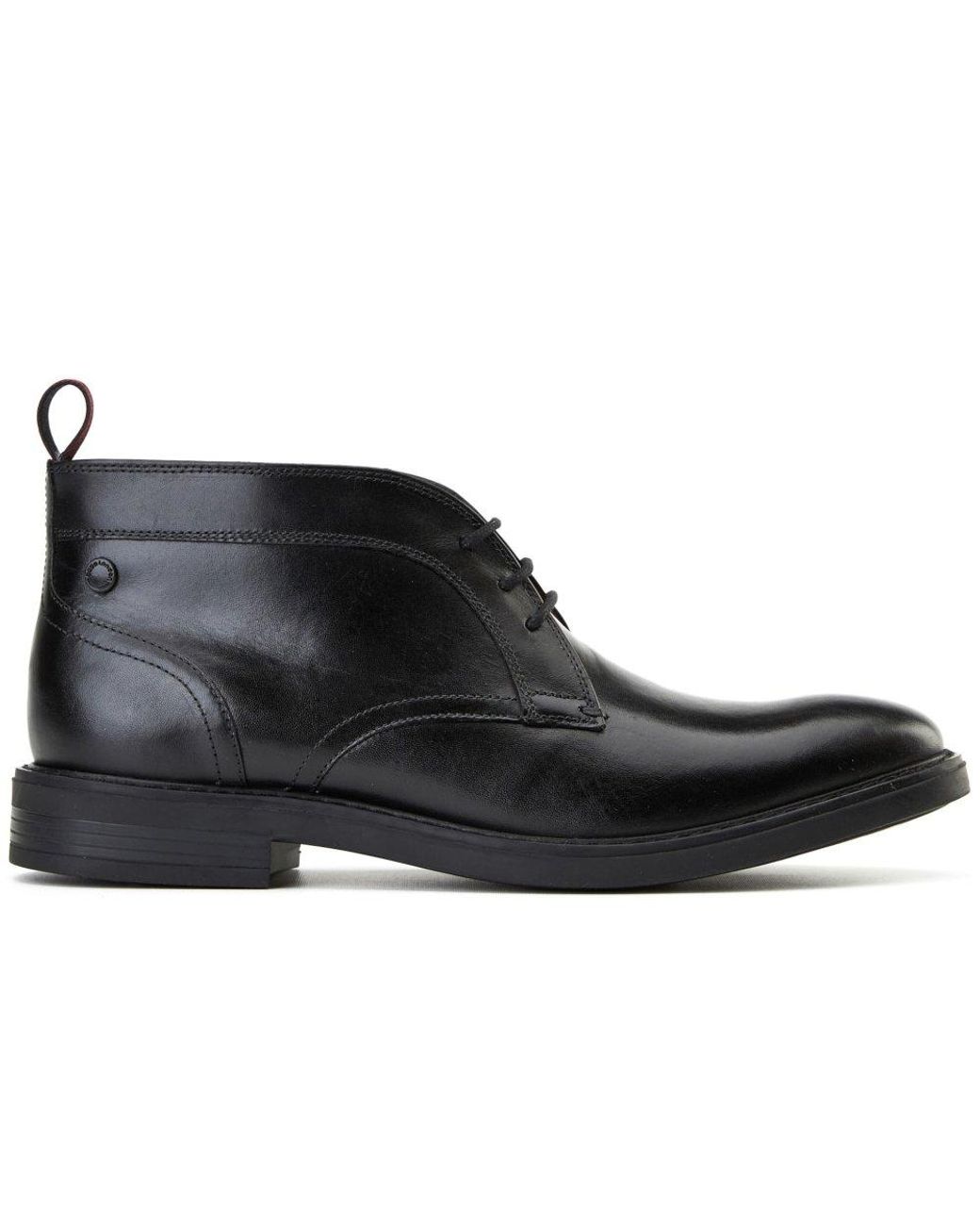 Base London Black Lincoln Chukka Boots for men