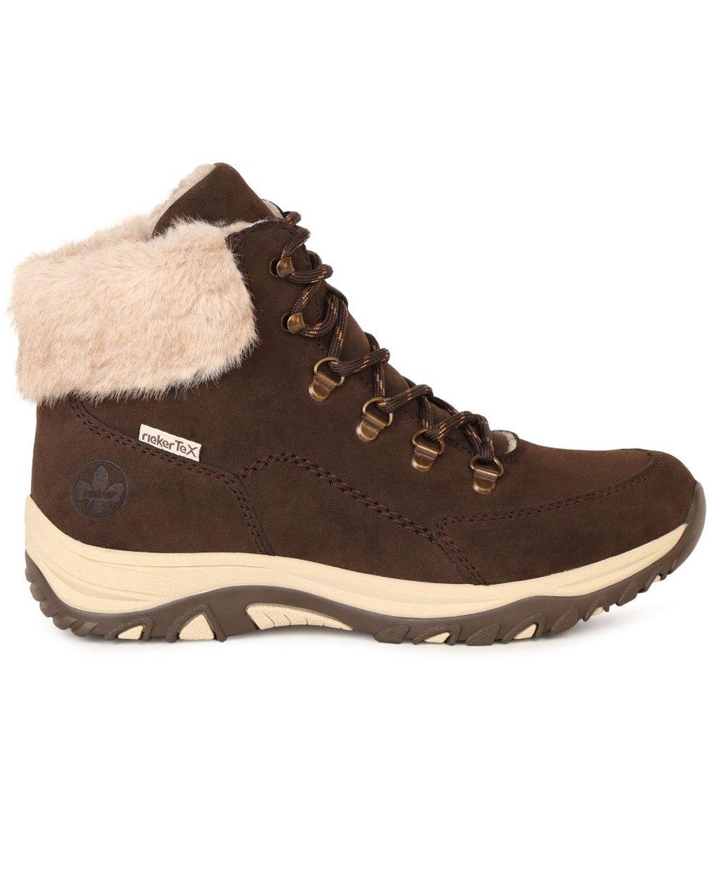 Rieker Brown Snowdon Ankle Boots