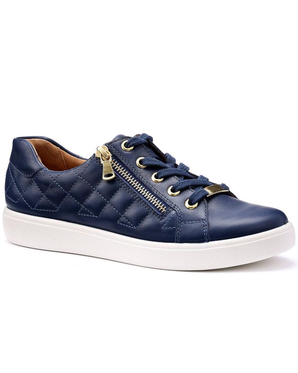 Hotter Blue Wonder Wide Trainers