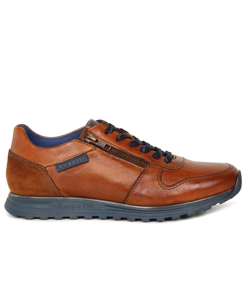 Bugatti Brown Crome Trainers for men