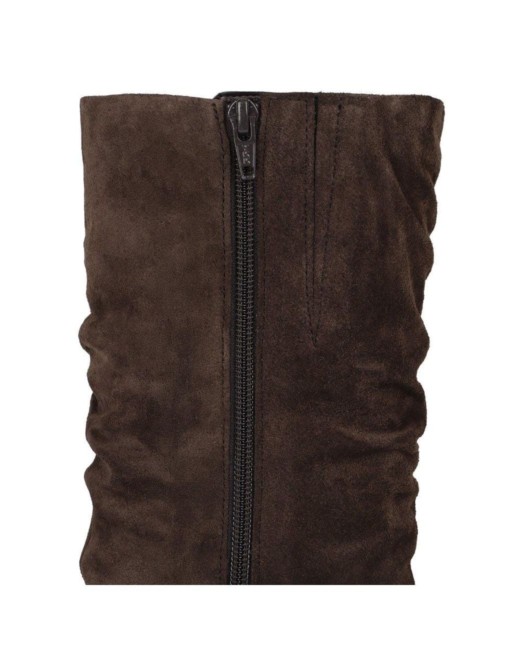 Gabor Brown Ramona Calf-Length Boots