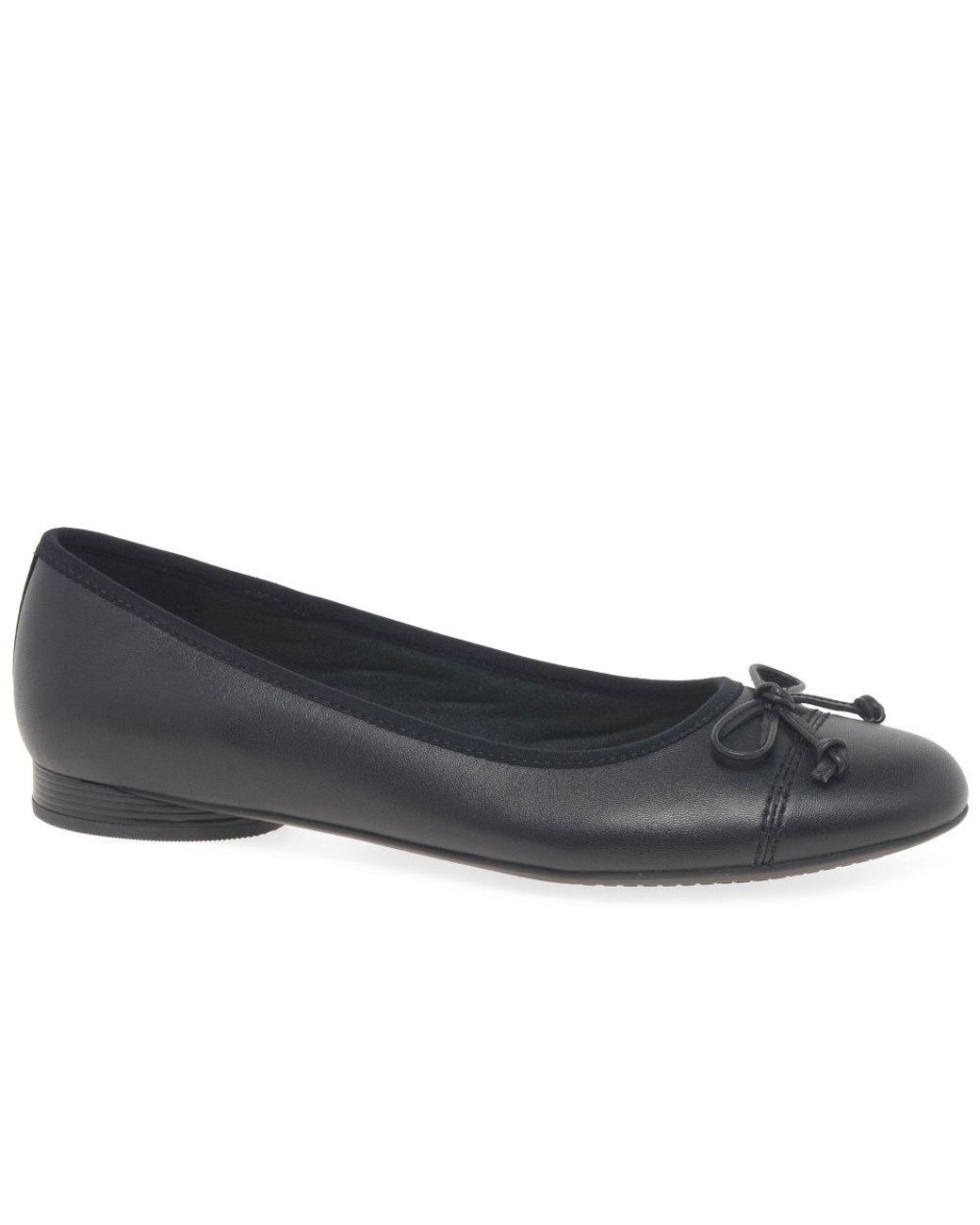 Clarks Blue Loreleigh Rae Ballet Pumps