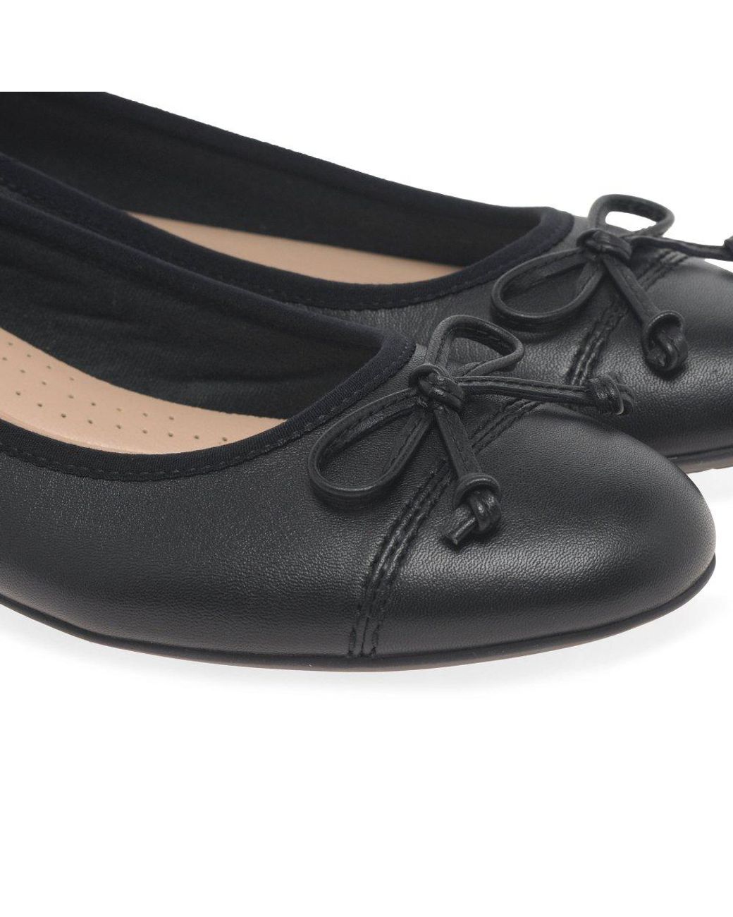 Clarks Blue Loreleigh Rae Ballet Pumps