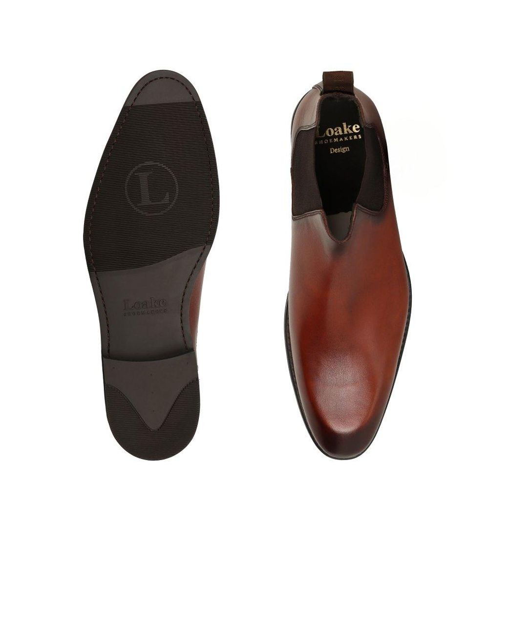 Loake Brown Mcbride Chelsea Boots for men