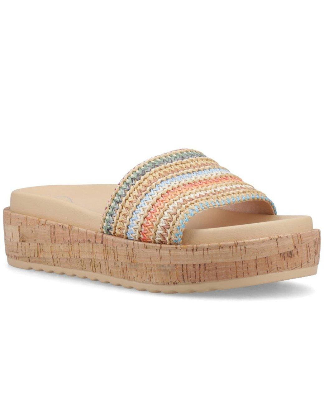 Rocket Dog Natural Faye Alti Raffia Sandals