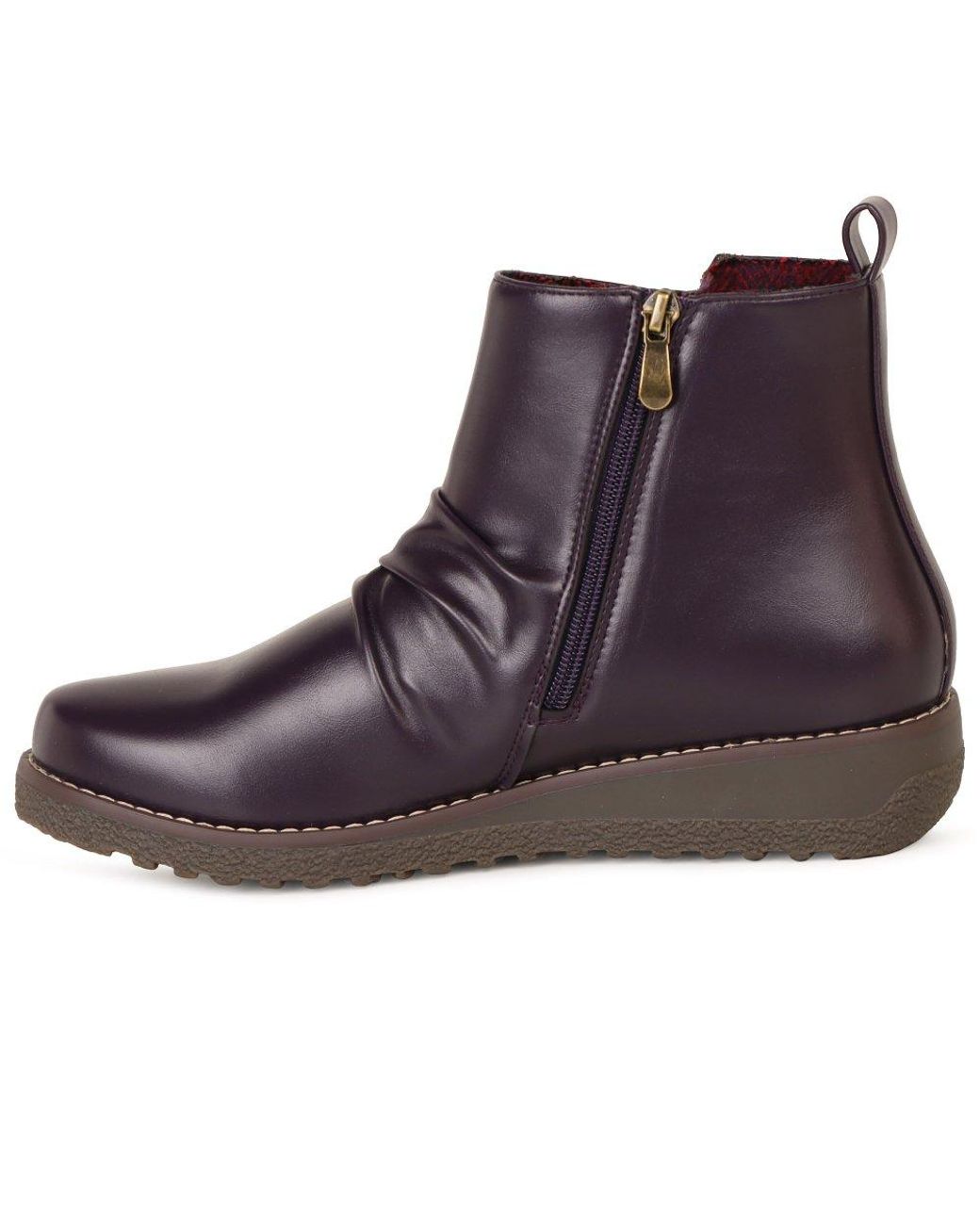 Heavenly Feet Blue Murray Ankle Boots