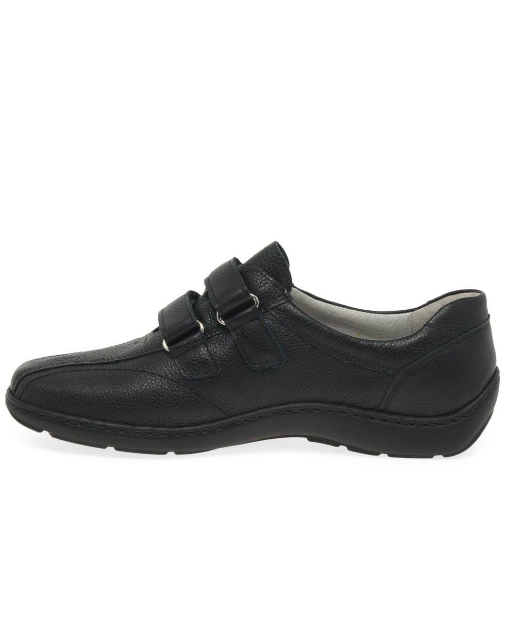 Waldläufer Black Stone Rip Tape Fastening Shoes