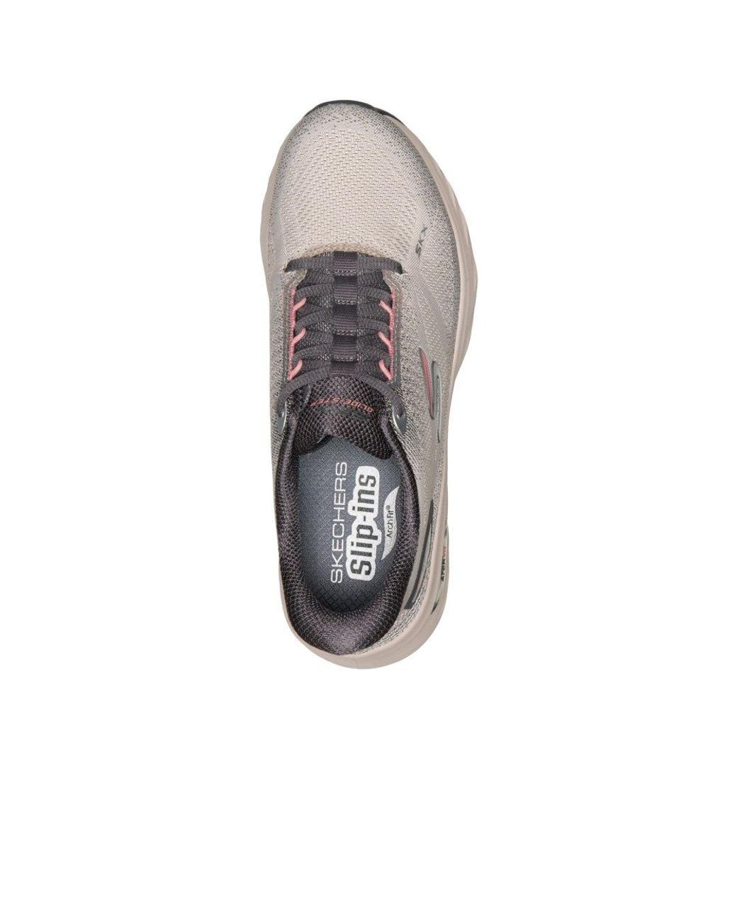 Skechers Gray Arch Fit Glide-Step Sleek D Trainers