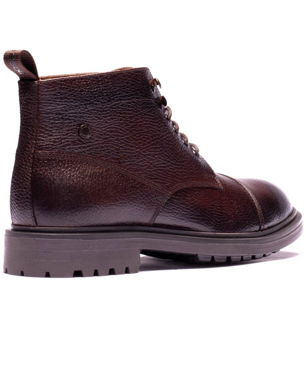 Base London Purple Mercer Toe Cap Boots for men