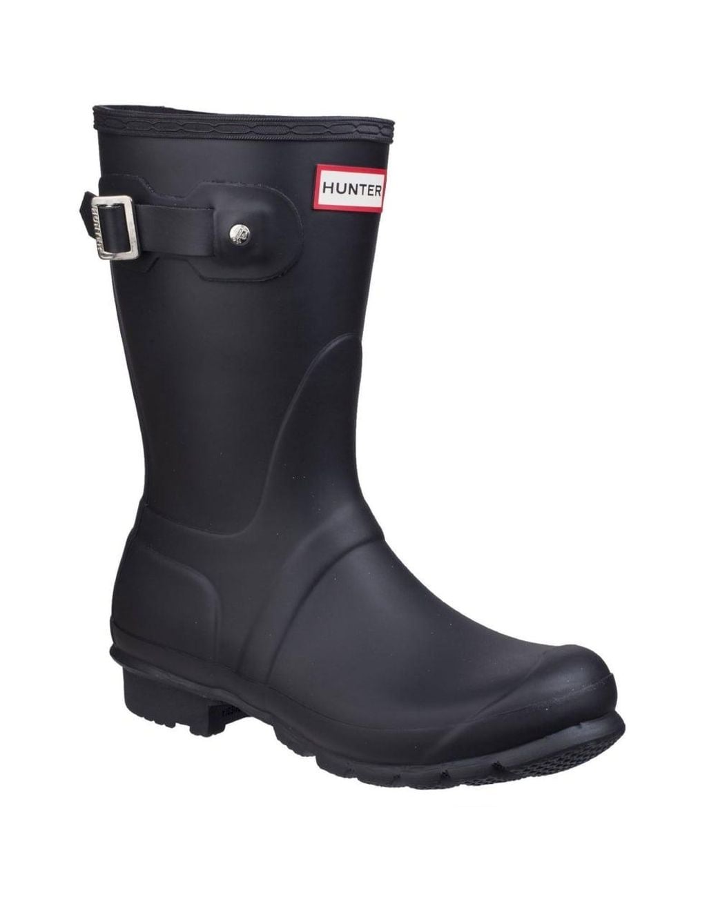 Hunter Blue Original Short Wellington Boots