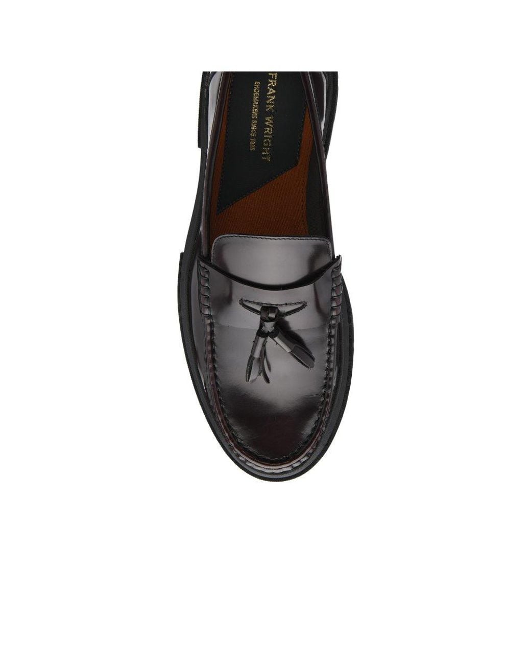 Frank Wright Black Cook Loafers for men