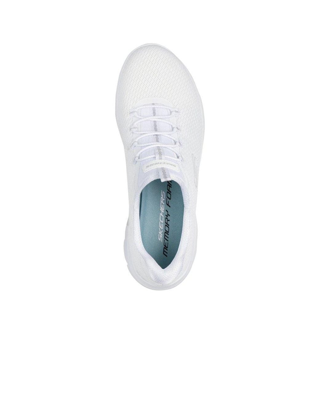 Skechers White Summits Summer Blush Trainers