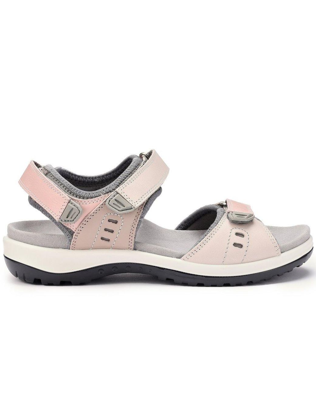 Hotter White Walk Ii Sandals