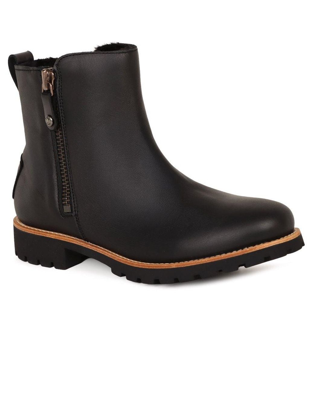Panama Jack Black Fiore Trav B1 Ankle Boots