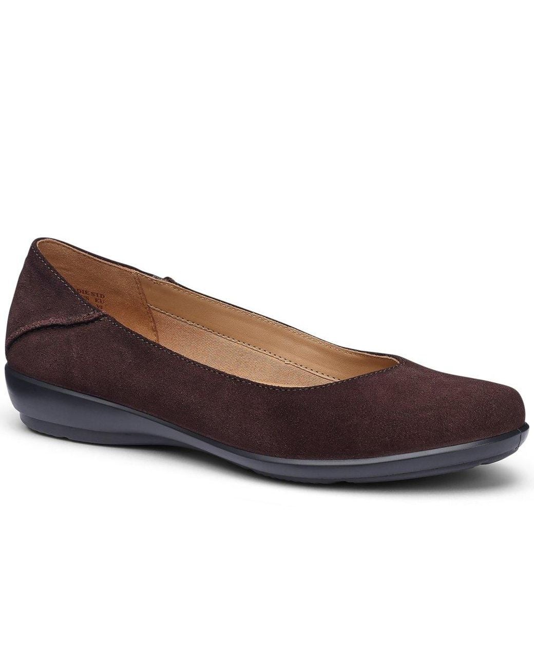 Hotter Brown Birdie Ballet Pumps