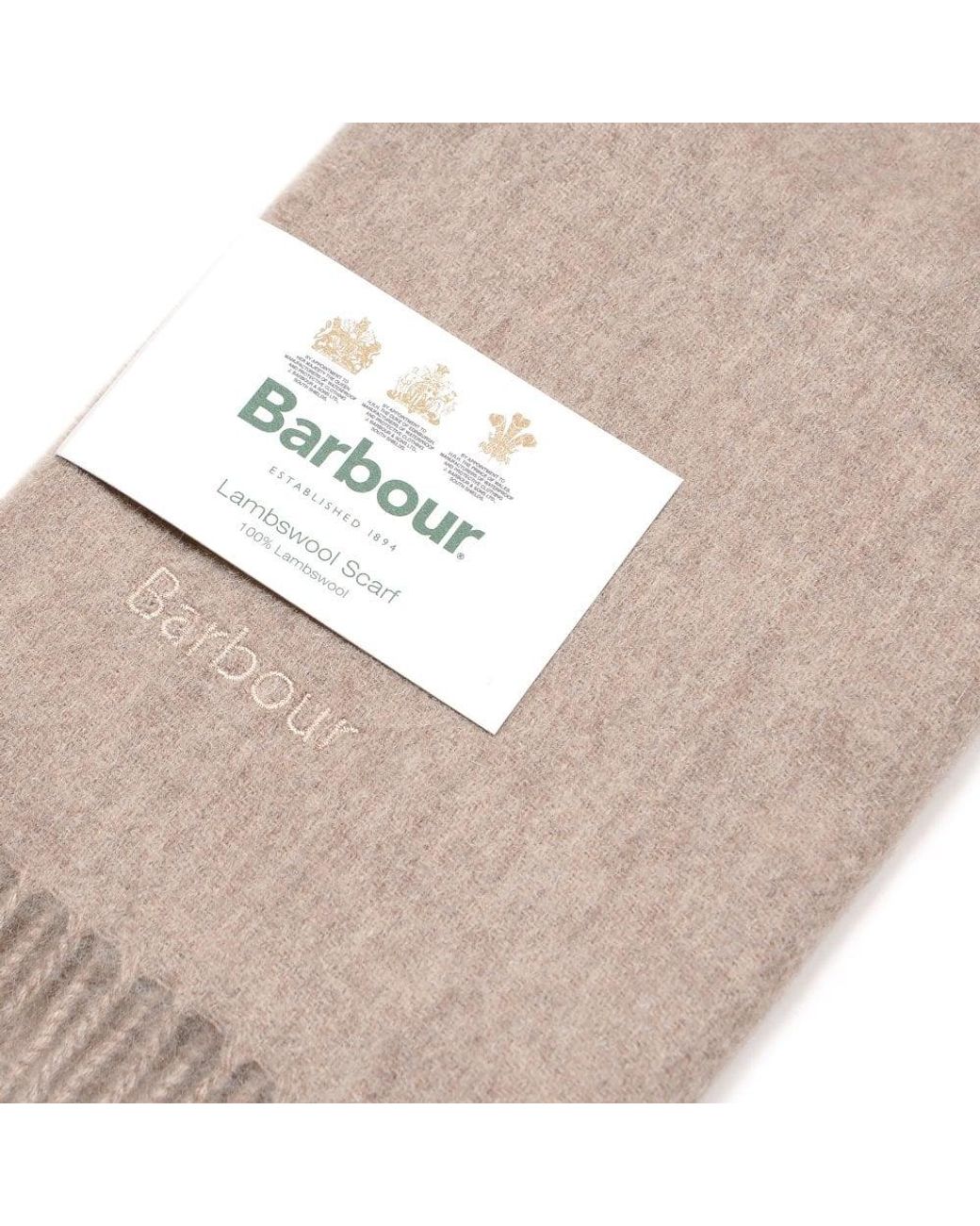 Barbour Multicolor Plain Lambswool Scarf