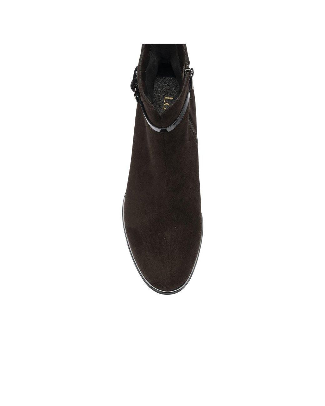 Lotus Black Unez Ankle Boots