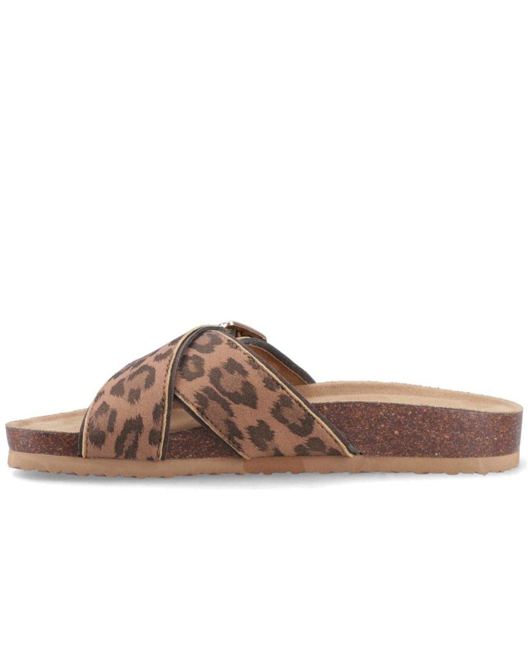 Rocket Dog Brown Annie Tigg Leopard Sandals