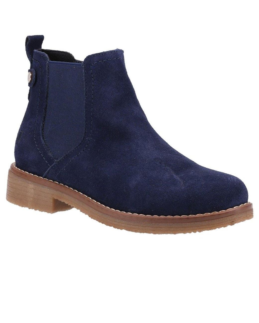 Hush Puppies Blue Maddy Chelsea Boots