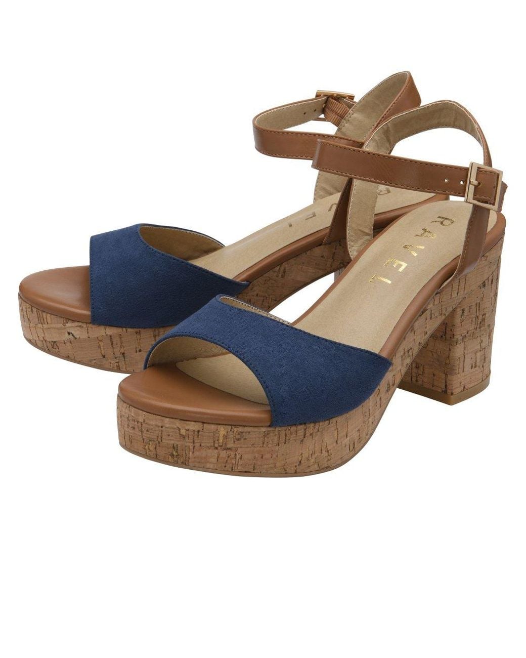 Ravel Blue Hauxley Heeled Sandals