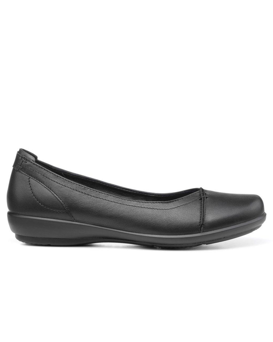 Hotter Black Robyn Ii Wide Fit Pumps