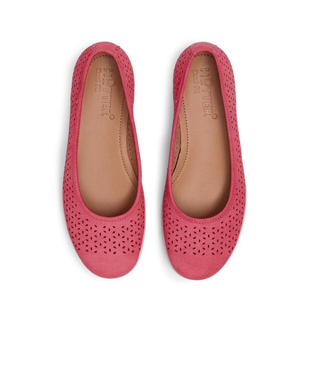 Hotter Red Livvy Ii Pumps