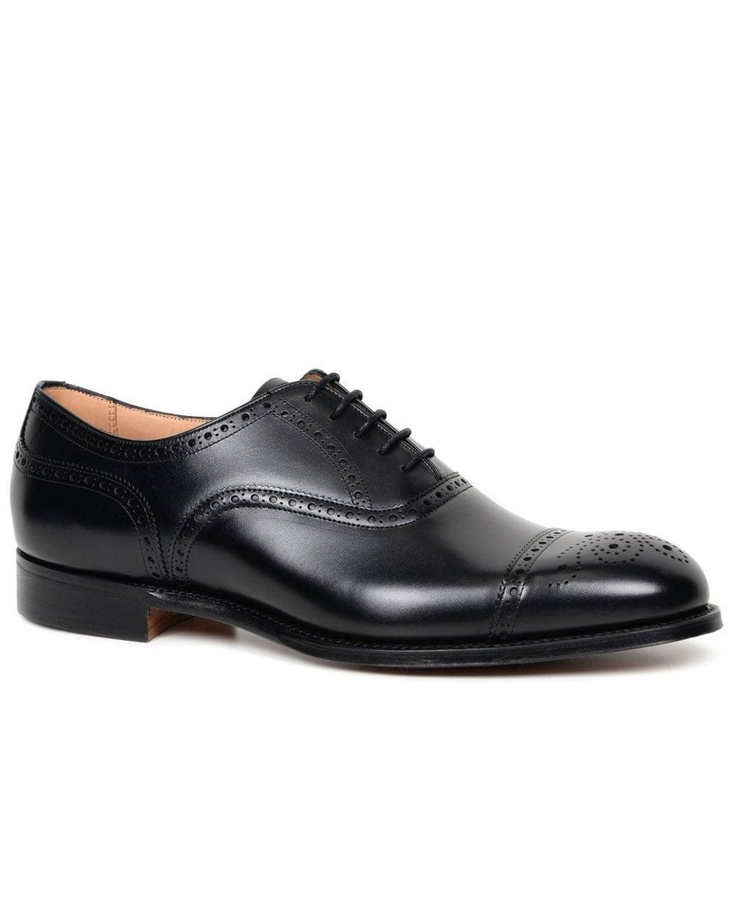 Cheaney Black Wilfred Formal Oxford Brogues for men