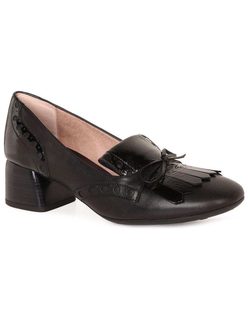 Hispanitas Black Varsovia Court Shoes