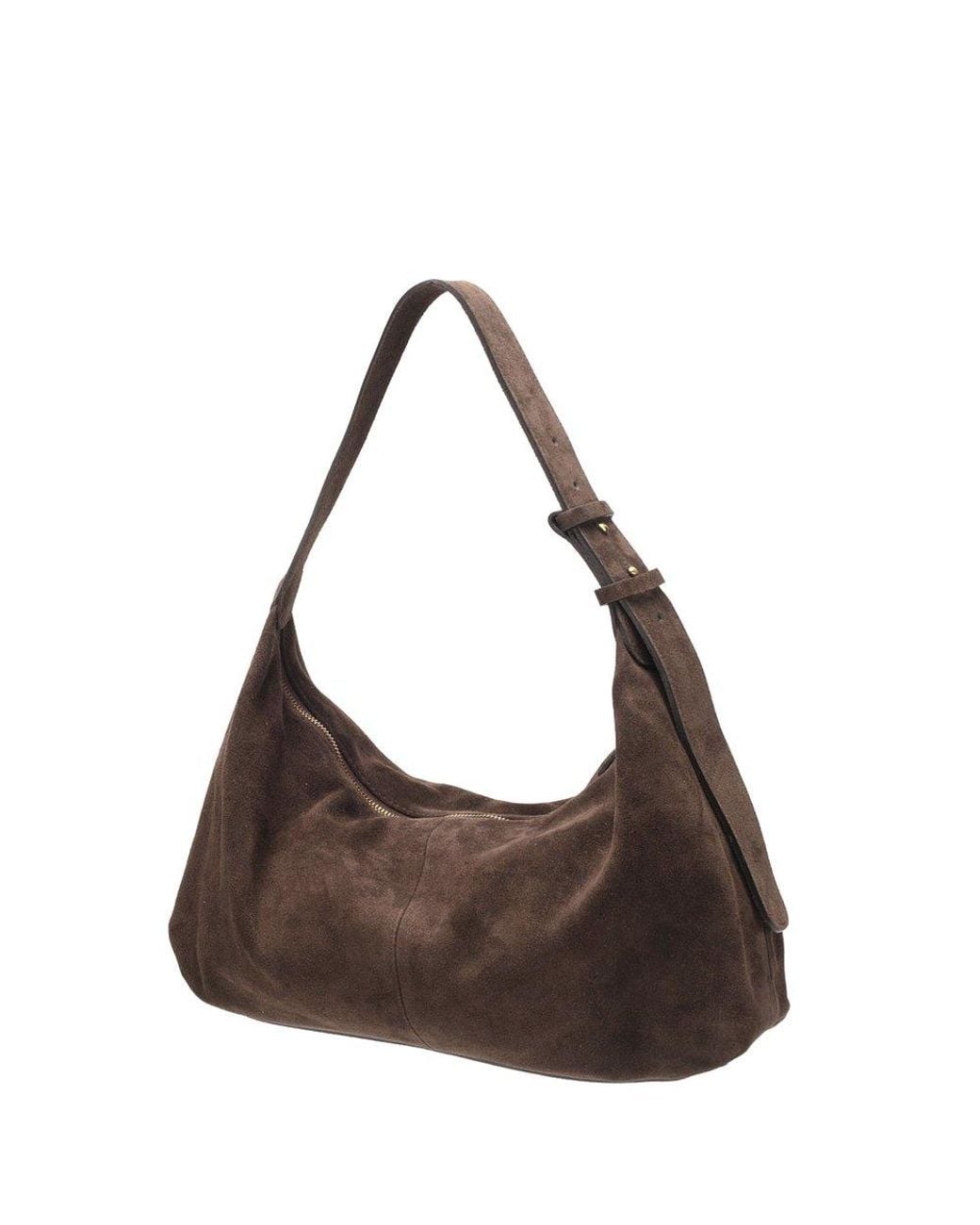 Elie Beaumont Brown Slouch Shoulder Bag