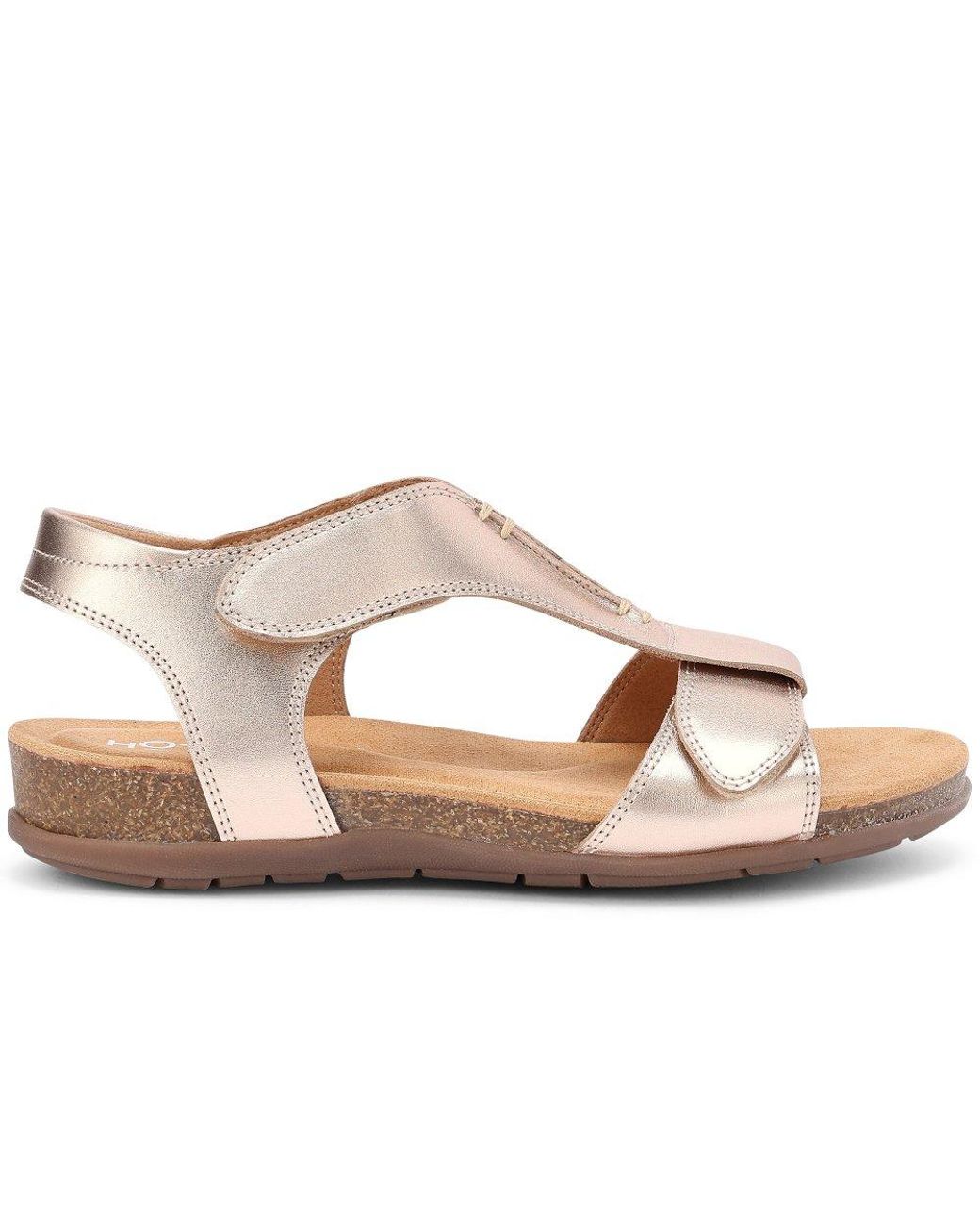 Hotter Metallic Rysy Sandals