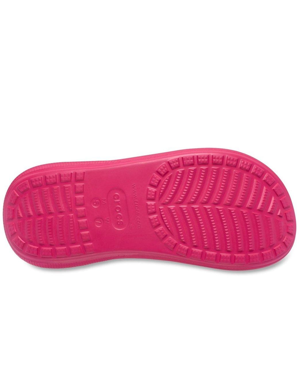 CROCSTM Pink Classic Crush Sandals