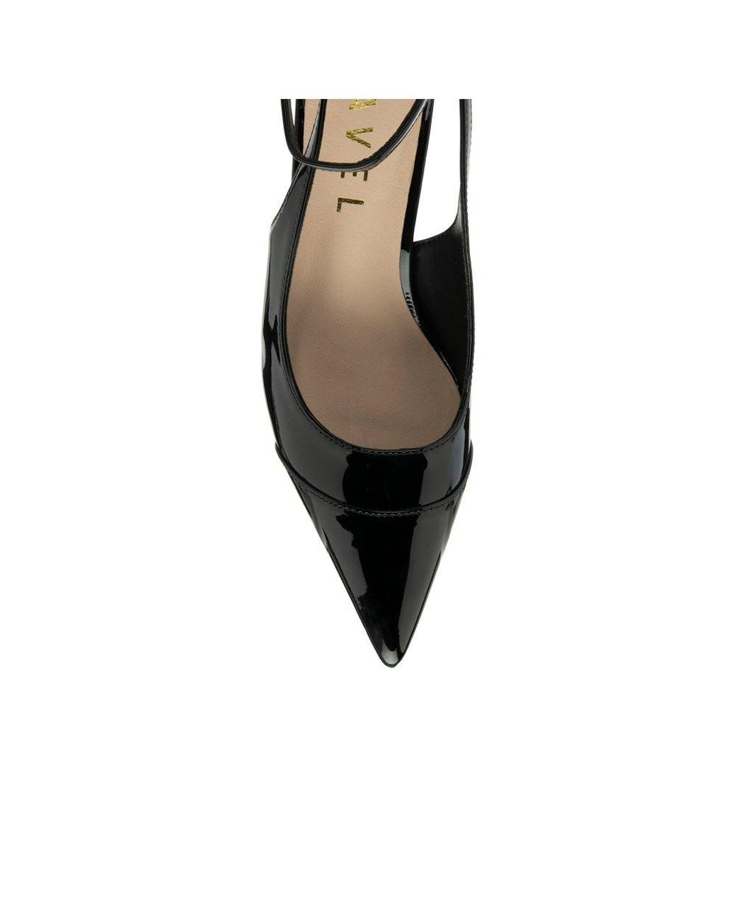 Ravel Black Catrine Slingback Court Shoes