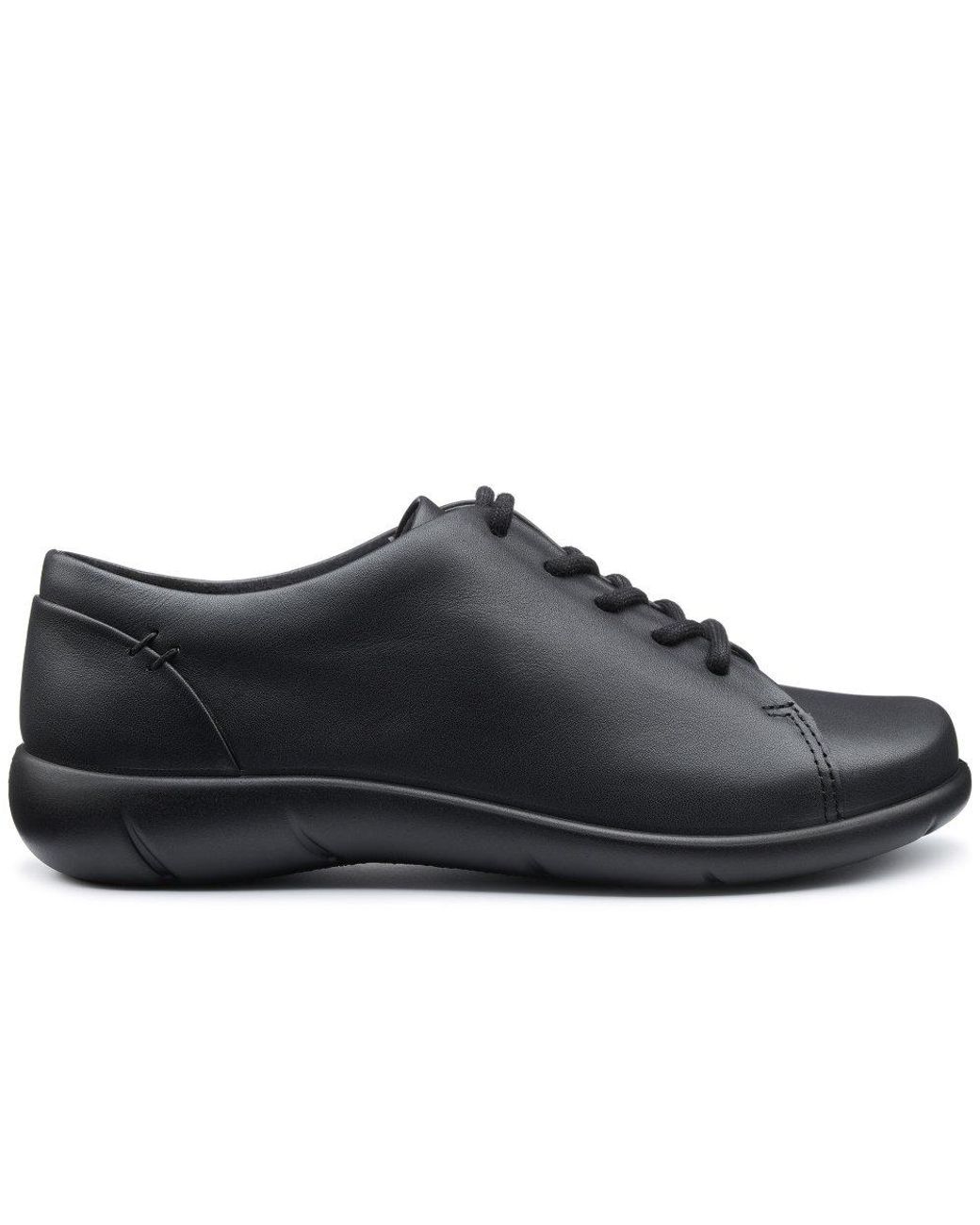 Hotter Black Dew Ii Extra Wide Fit Shoes