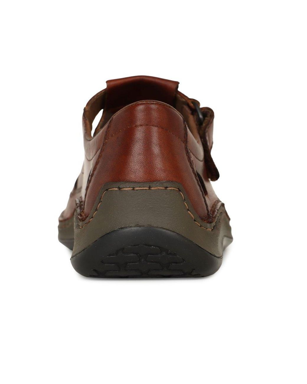 Rieker Brown Founder Fisherman Sandals for men