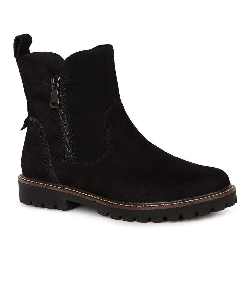 Caprice Black Darcy Ankle Boots