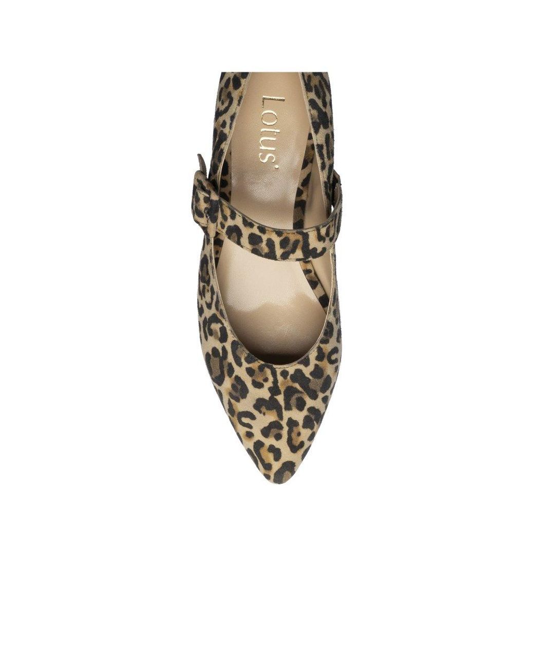 Lotus Brown Verbena Mary Jane Pumps