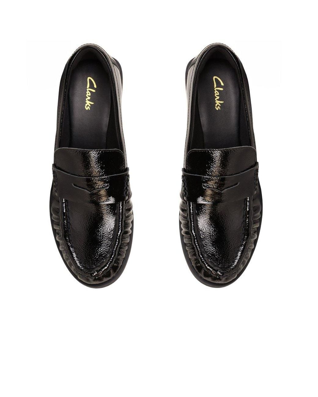 Clarks Black Alixea Walk Penny Loafers