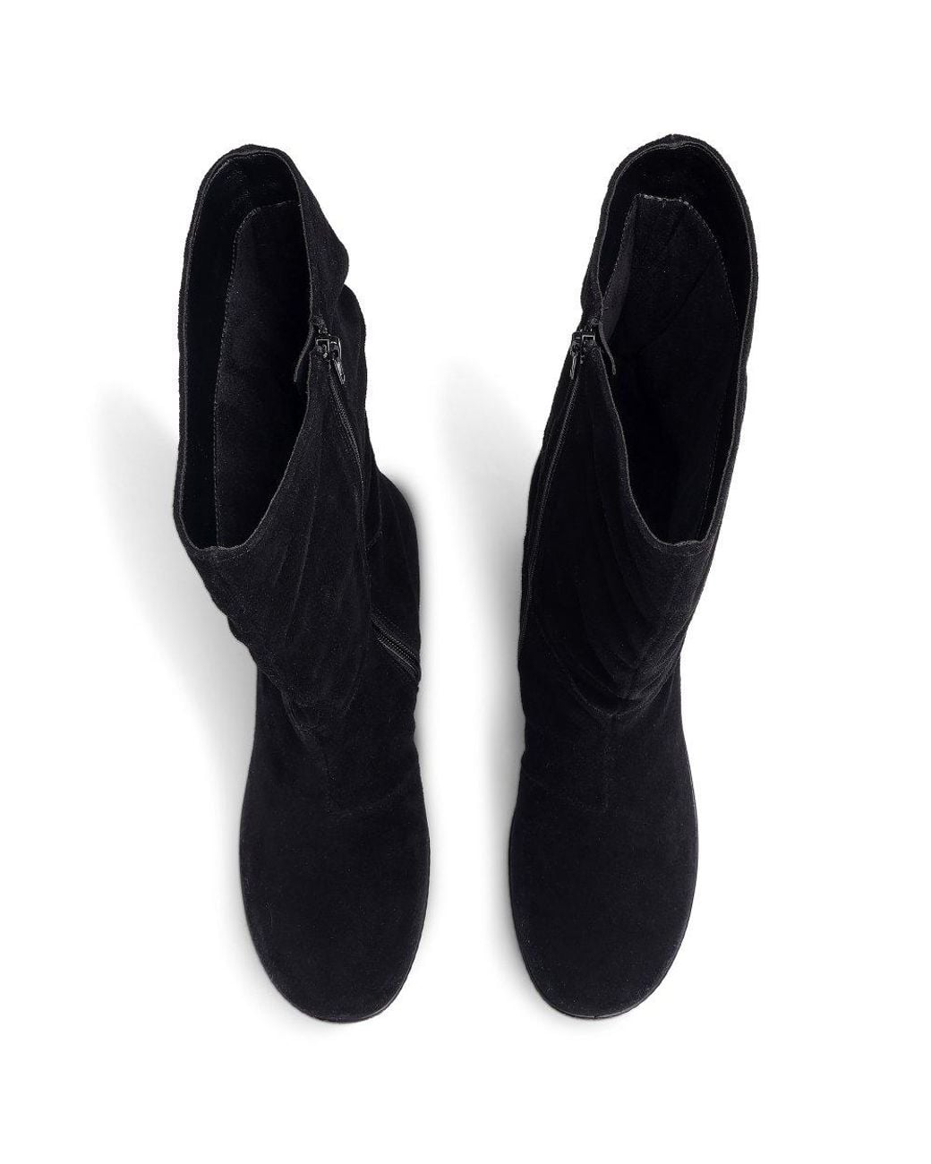 Hotter Blue Rhone Wide Fit Calf Boots